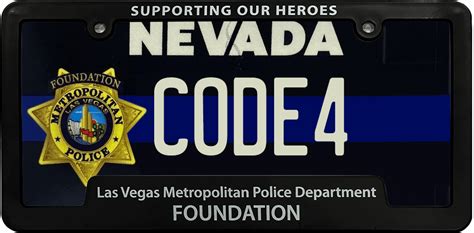 lv license plate|lvmpd foundation license plate.